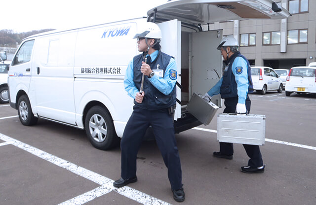 貴重品運搬警備